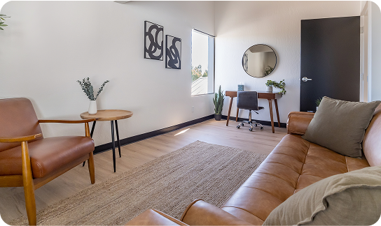 Beautifully designed Olida therapy office